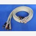 Audio-Video Cable Set, 5 cables, w. RCA pl